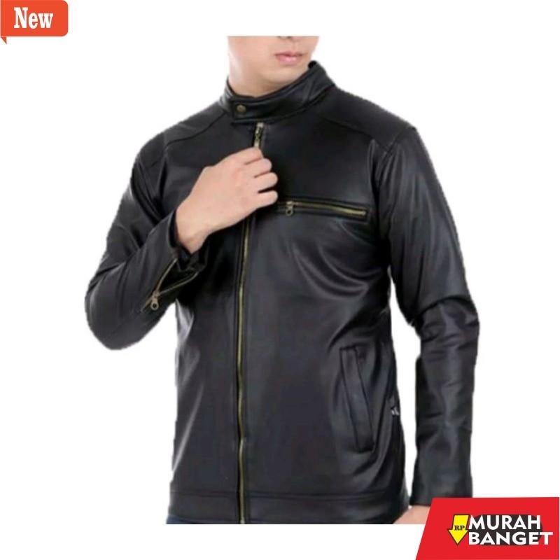 jaket kulit pria garut jaket oscar kulit pria jumbo M.L.XL.XXL.XXXL.XXXXL/Jaket kulit oscar pria ter