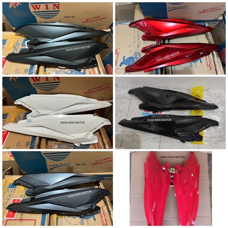 COD Cover Body Samping Belakang Kanan Kiri Honda Vario 125 150 LED Lama 2015 2016 2017 K59 Merek WIN