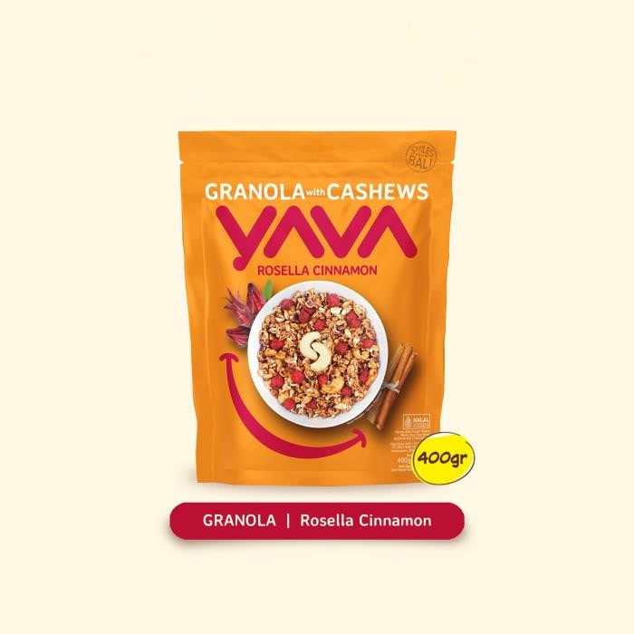 

YAVA Granola Rosella Cinnamon 400gr - Granola Rosela kayu manis