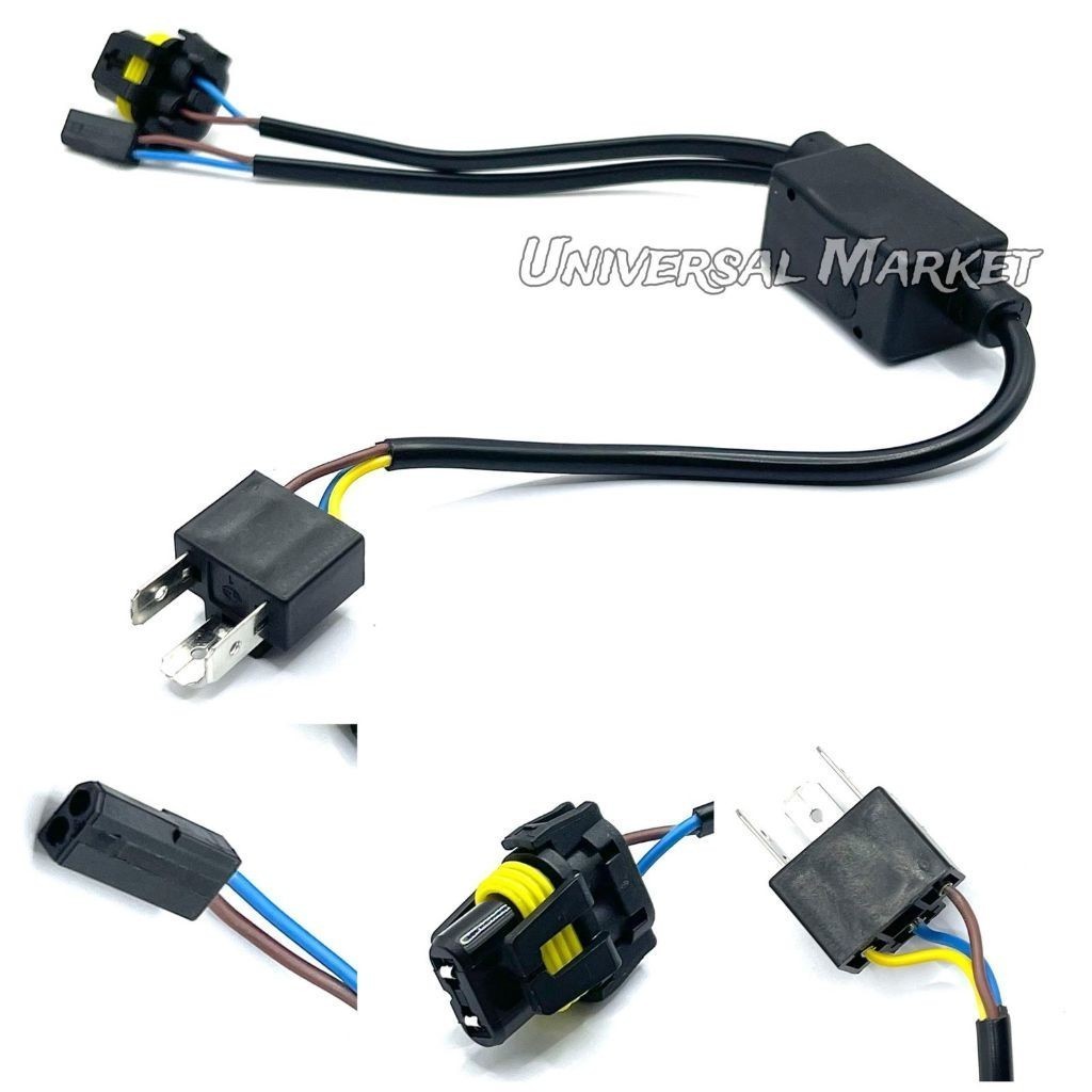 [ DELSER MOTOR ] Kabel adapter Converter Konversi dari soket H4 jadi H11 dan HB3 9005 adaptor cable 