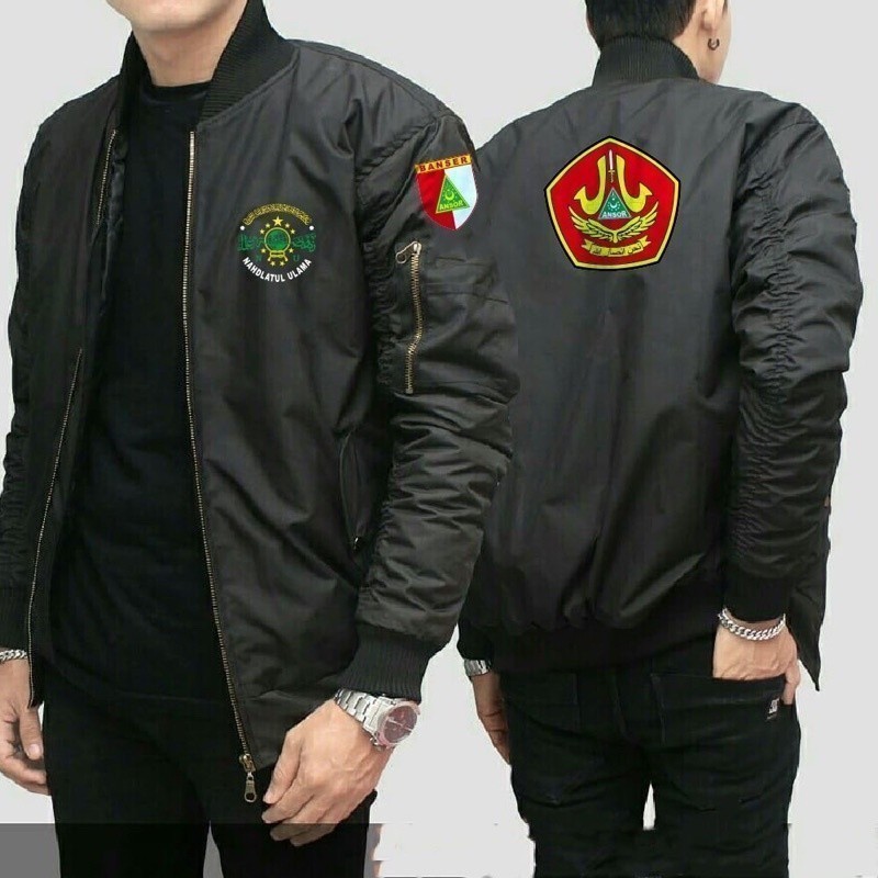 JAKET NU / JAKET BANSER PRIA BOOMBER KEREN TERBARU