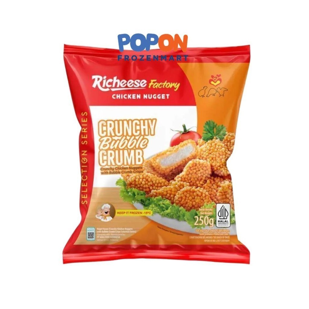 

RICHEESE FACTORY CRUNCHY BUBBLE CRUMB NUGGET 250GR / ARENA PRABOT