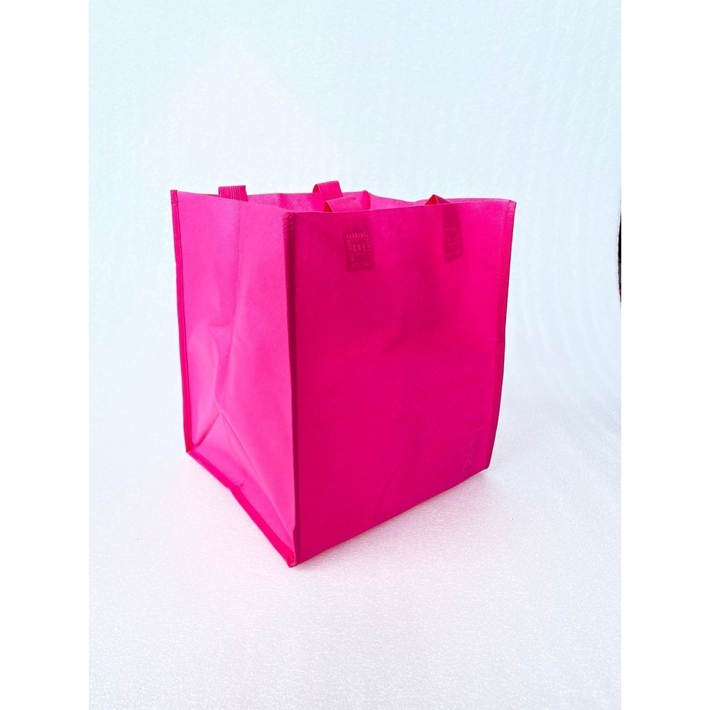 

Tas Spunbond Goodie Bag utk Nasi Box ukuran 18x18 I 20x20 I 22x22 | Box Kue | Box Nasi I per pcs I