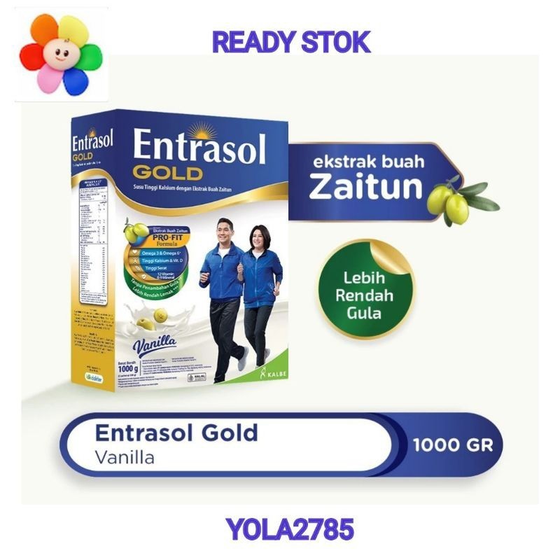 

Entrasol Gold Vanila 1000 gram