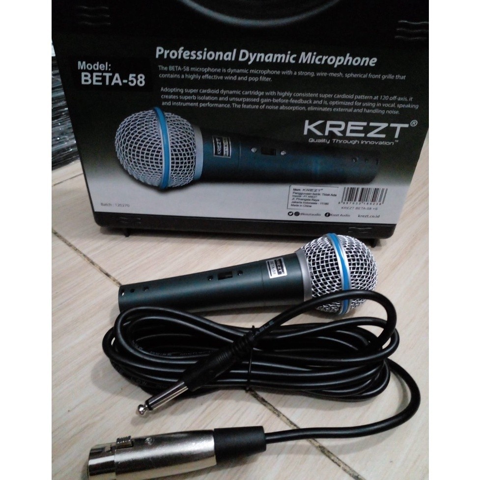 SMART MIC MICROPHONE KREZT BETA 58 mikrofon krezt beta58 Mic kres