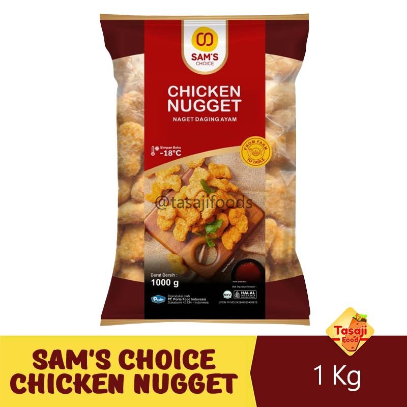 

Sam's Choice Chicken Nugget 1kg Naget Ayam