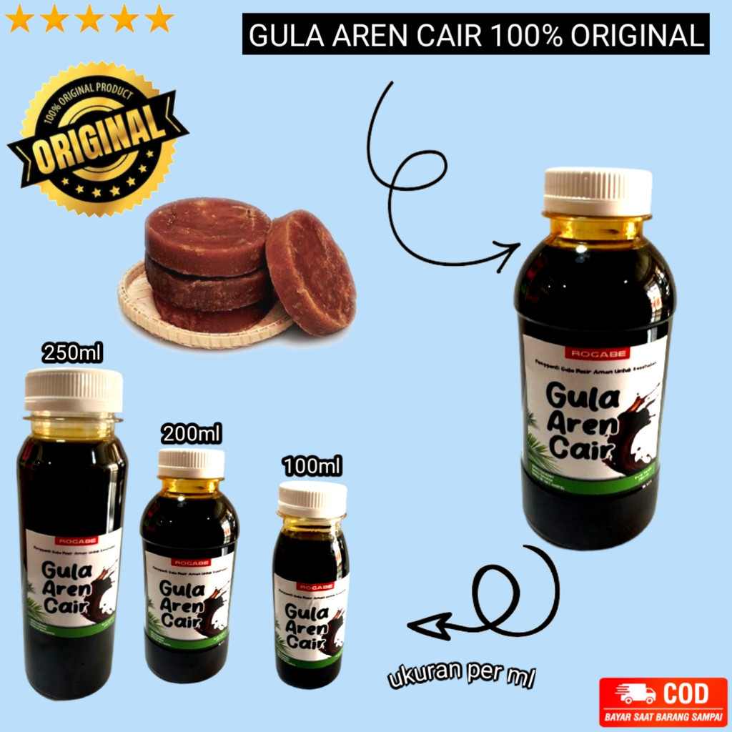 

Gula Aren Cair - 100% Asli Tanpa Campuran - Gula Aren - R B