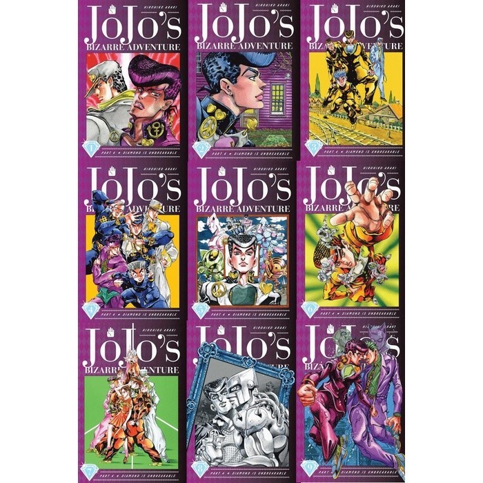Jojo's Bizarre Adventure Part 4 Diamond Is Unbreakable Vol 1-9 (Eng)