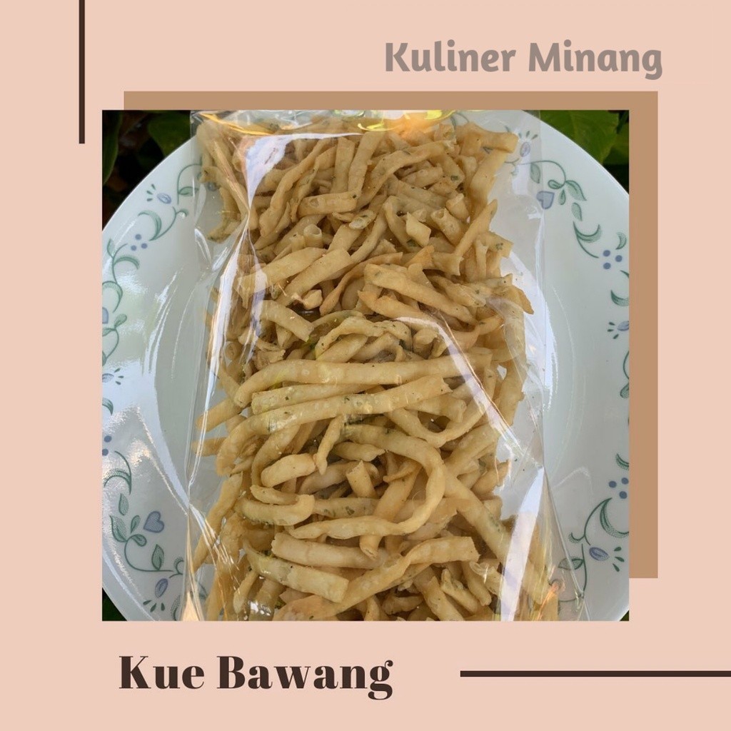 

Kuliner Minang Kue Bawang Ampia 250g Oleh-Oleh Cemilan Makanan Jajanan Snack Kabau AX00