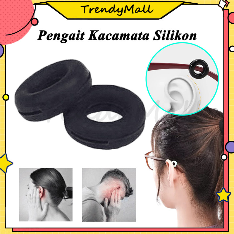 Pengait Kacamata Silikon Anti Slip Kacamata /Earhook Silicone Anti Slip/Anti Melorot Kacamata/Ear Ho