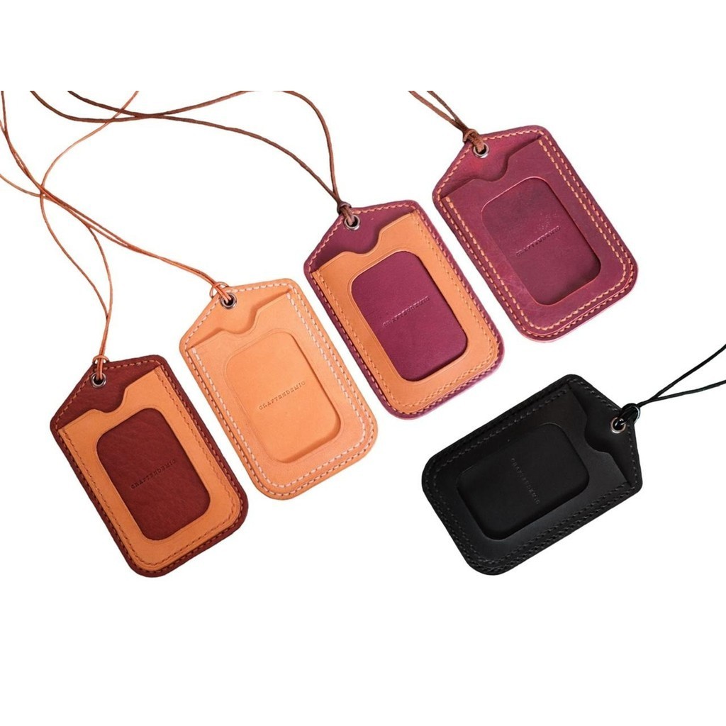 

Leather ID Card Holders ID Lanyard