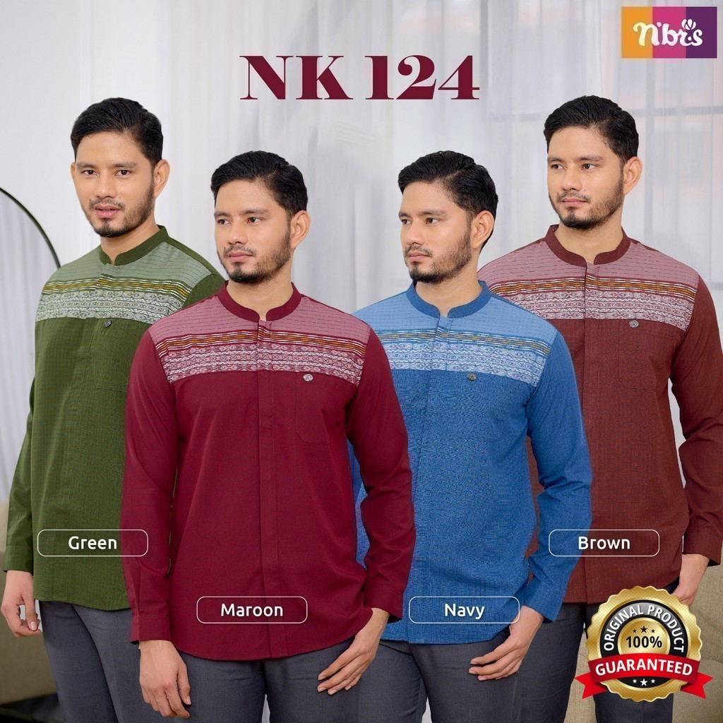 SabilaMall - Koko Premium Nk 124 Baju Muslim Pria By Nibras