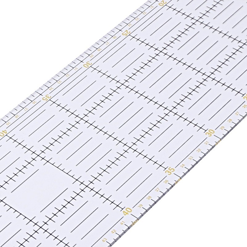 

30/45/60cm Quilting Sewing Patchwork Ruler Cutting Tool Thick Transparent DIY