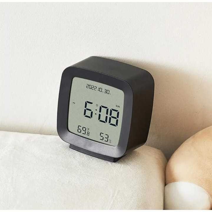 JD-2286 Jam Meja Digital Fitur Kalender Suhu Kelembapan Ruang Jam Meja Alarm Snooze Design Mewah dan
