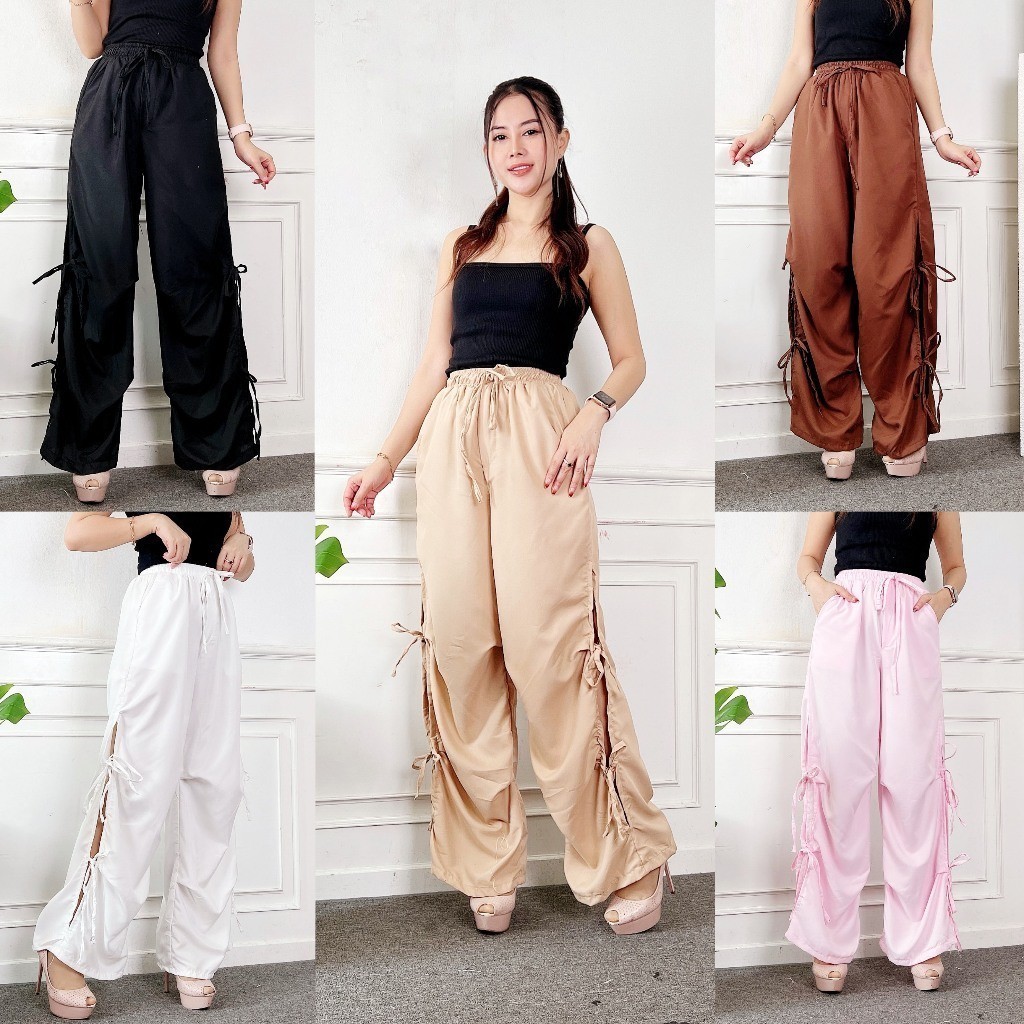 R.A - REC CELANA KULOT PITA WANITA NANI / Ellie Pants Pita / Fashion Wanita Korean Kekinian / Celana