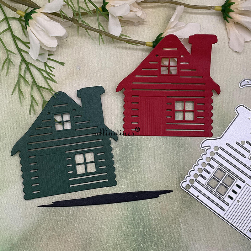 

Forest hut DIY Craft Metal Cutting Die Scrapbook Embossed Paper Card Album Craft Template Stencil Dies