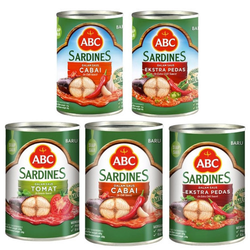 

Sarden ABC 155gr / 425gr | Sayur Segar Medan