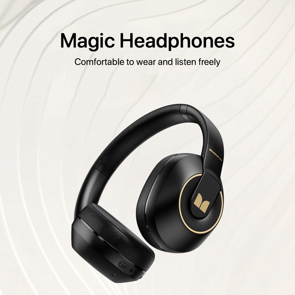 Headset Bluetooth Monster Storm XKH01 Headphone Bluetooth Earphone Headset