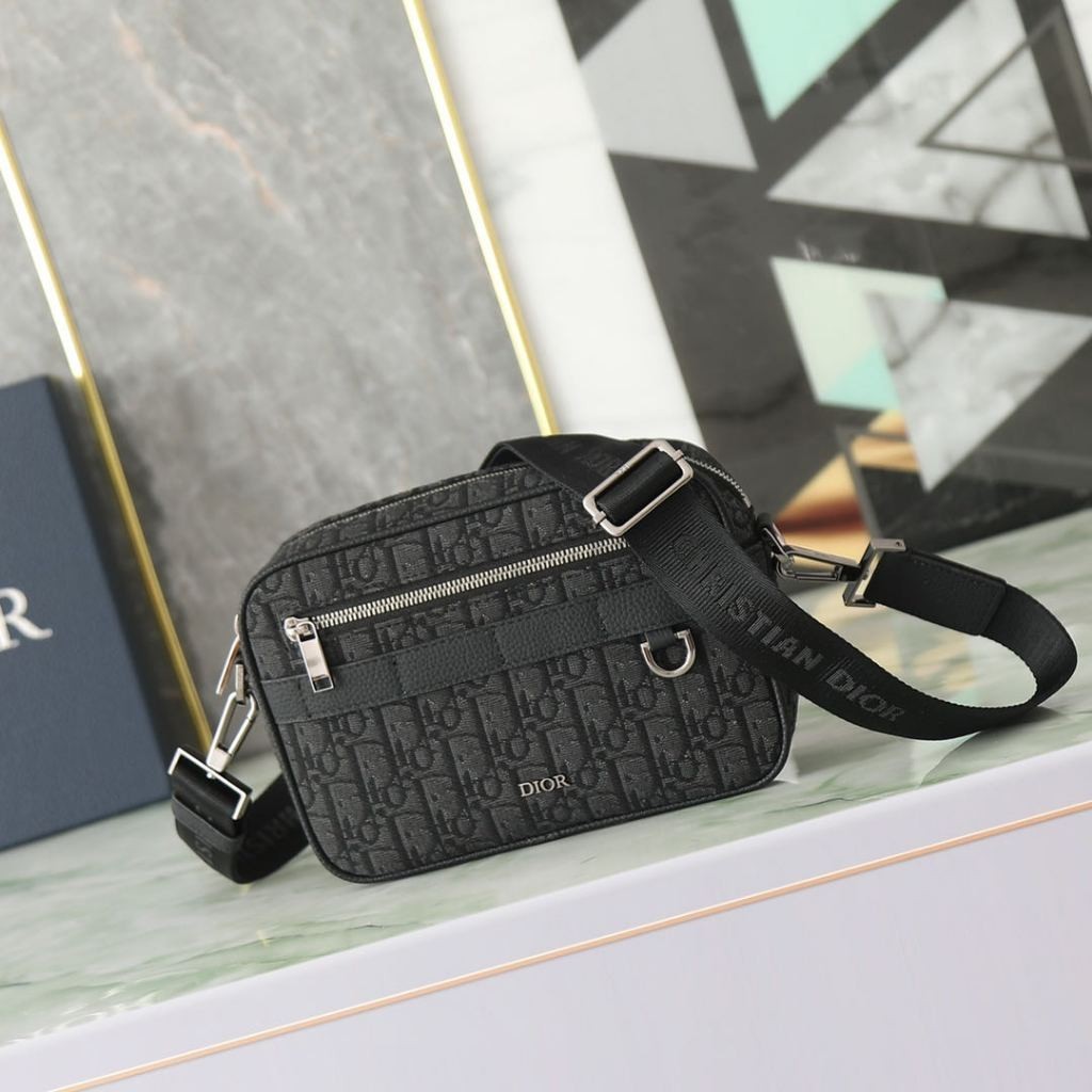 New Counter ORI Top DIOR DR Safari Messenger Bag Shoulder Crossbody Camera Bag