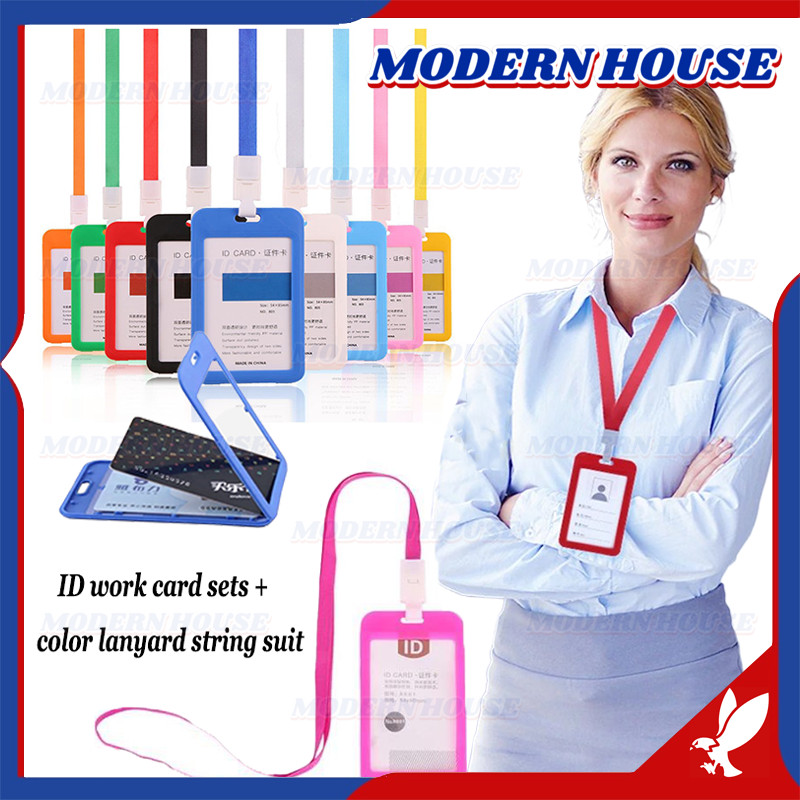 

Card Holder / Id Card 2 Side / Card Plate / Gantungan Kartu Casing ID Card / Name Tag Colour