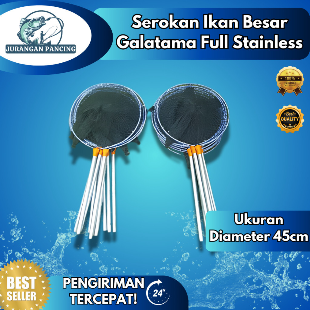 serokan panen ikan tali troll / SEROKAN IKAN STAINLESS / SEROKAN GALATAMA / SEROKAN IKAN BESAR