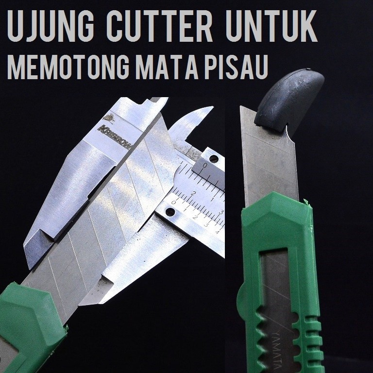 

(R6) CUTTER JUMBO besar kater panjang 15 x 2.2 cm pisau silet susah patah