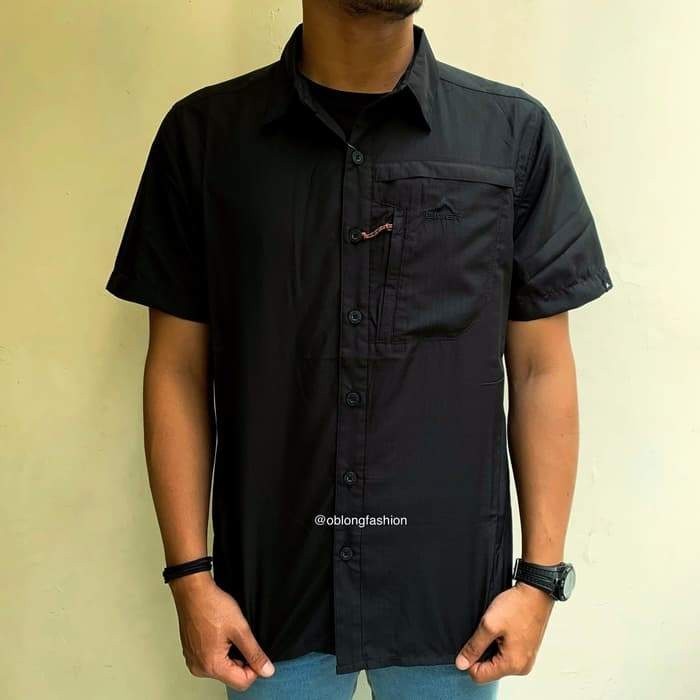 EIGER 1989 KEMEJA PENDEK GRAVEL 1.0 SHORT SLEEVE - BLACK