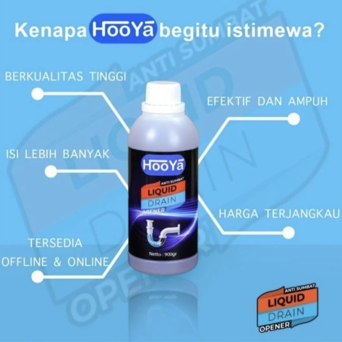 cairan anti sumbat hooya / melancarkan mampet wc