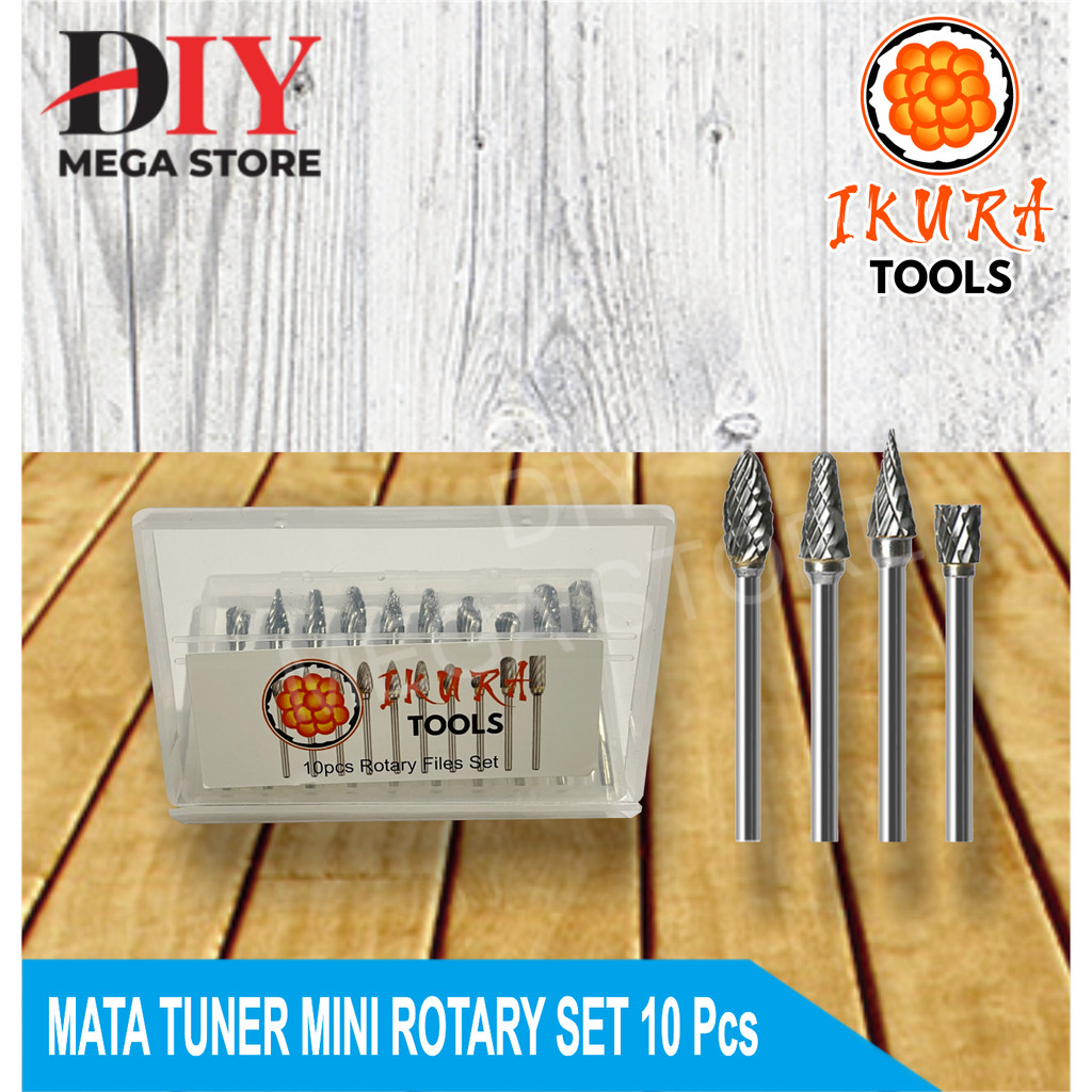 Mata tuner tuner cuner porting set die mini rotary file set 10 pcs Tuner panjang tunner bor gerinda 