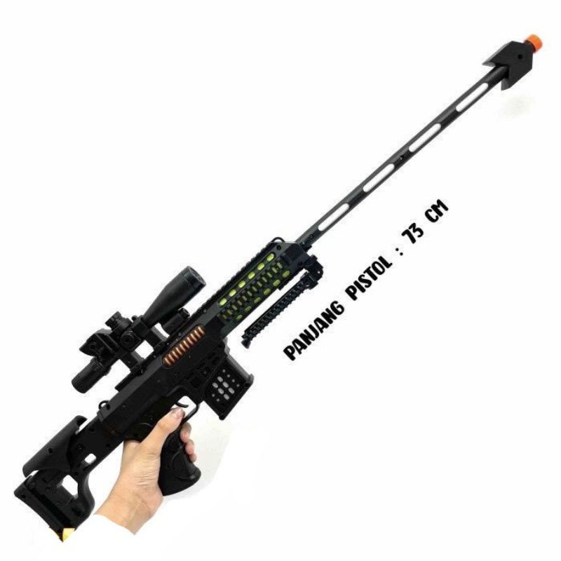 SOUND GUN ELECTRIC MAINAN pistol Laser tembak tembakan