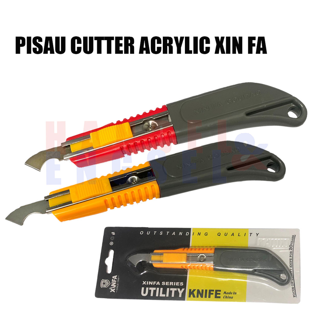 

Xinfa Pisau Akrilik HPL Cutter Acrylic Akrilik Bonus Spare Blade - Pemotong Cutting ToolPisau Cutter Acrylic Pisau Pemotong Akrilik Kater Mika Plastik Alat Potong HPL PVC Sheet Decosheet Pisau Cutter Acrylic