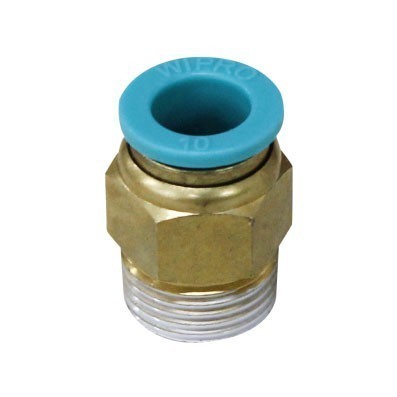 Fitting Nepel Selang PU Drat Luar SPC - 8-01