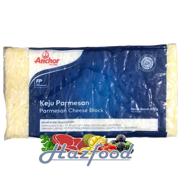 

Anchor Parmesan Cheese Block 800 Gram Keju Parmesan