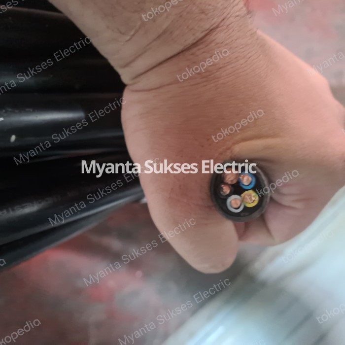 Kabel Listrik Tunggal NYY 5x10 5x10mm SUPREME Potongan/Meteran/Eceran