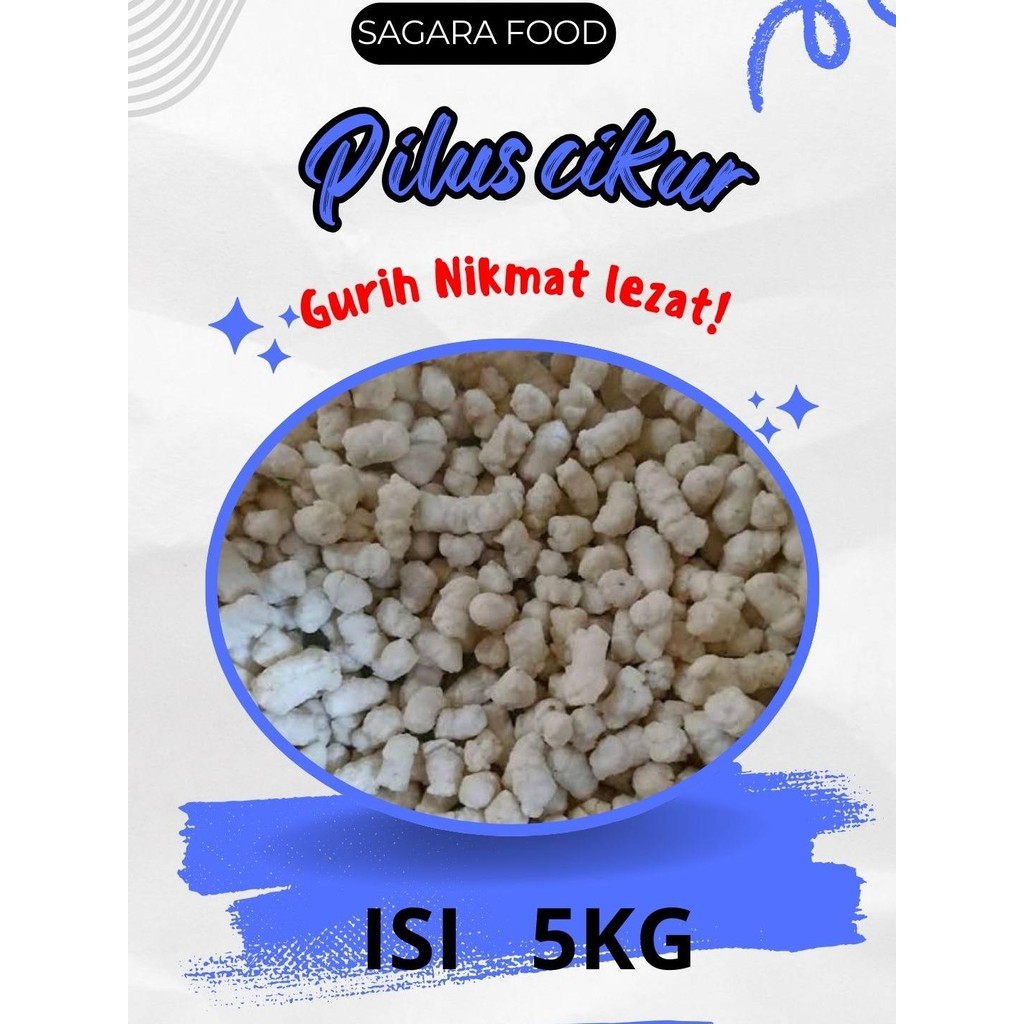 

Pilus Cikur 5kg Sukro Cikur Murah Halal Higienis pilus cikruh toping baso aci