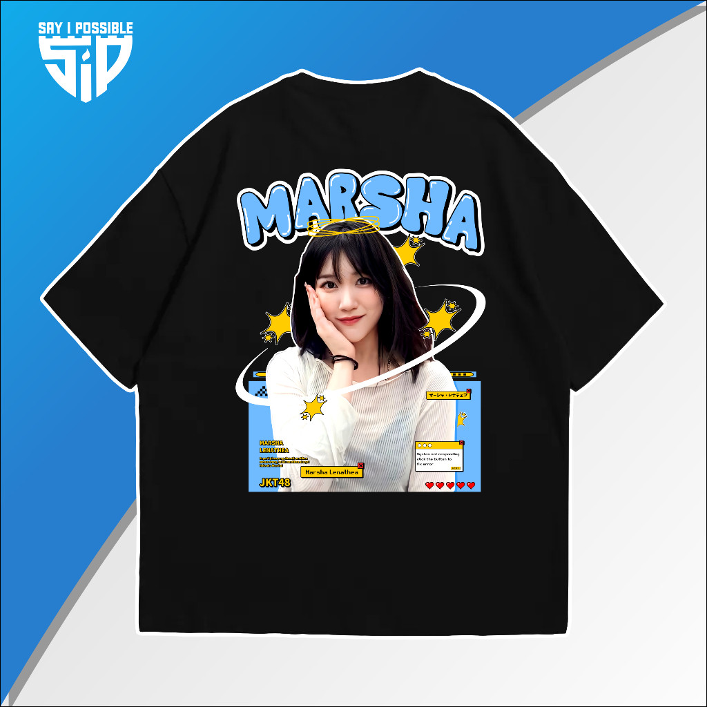 Rumah Kaos Trendi KAOS JKT48 MY OSHI MARSHA STARS EDITION - kaos streetwear - Baju T-Shirt Viral JKT