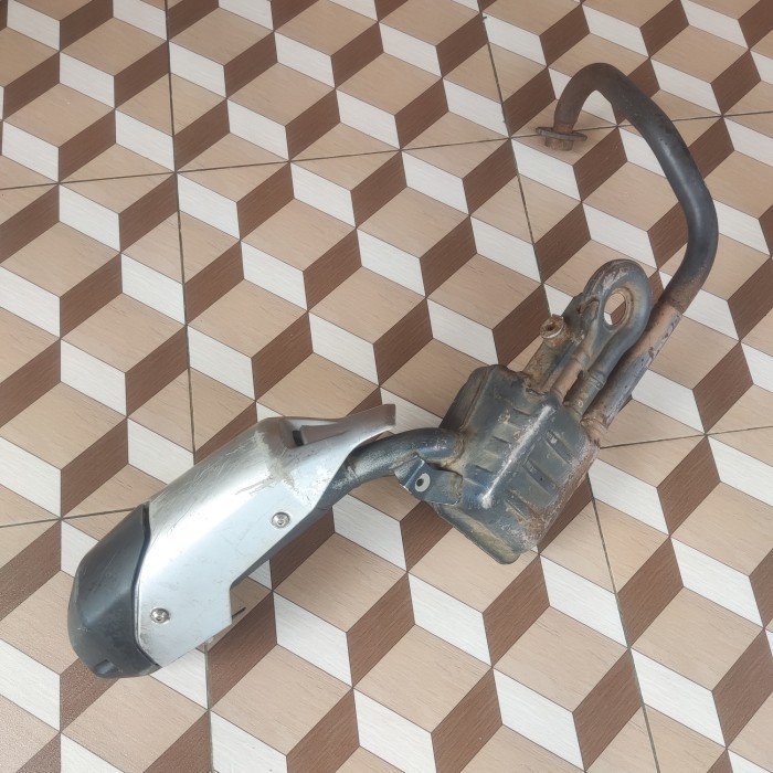 knalpot kenalpot ori standar yamaha byson old karbu original asli