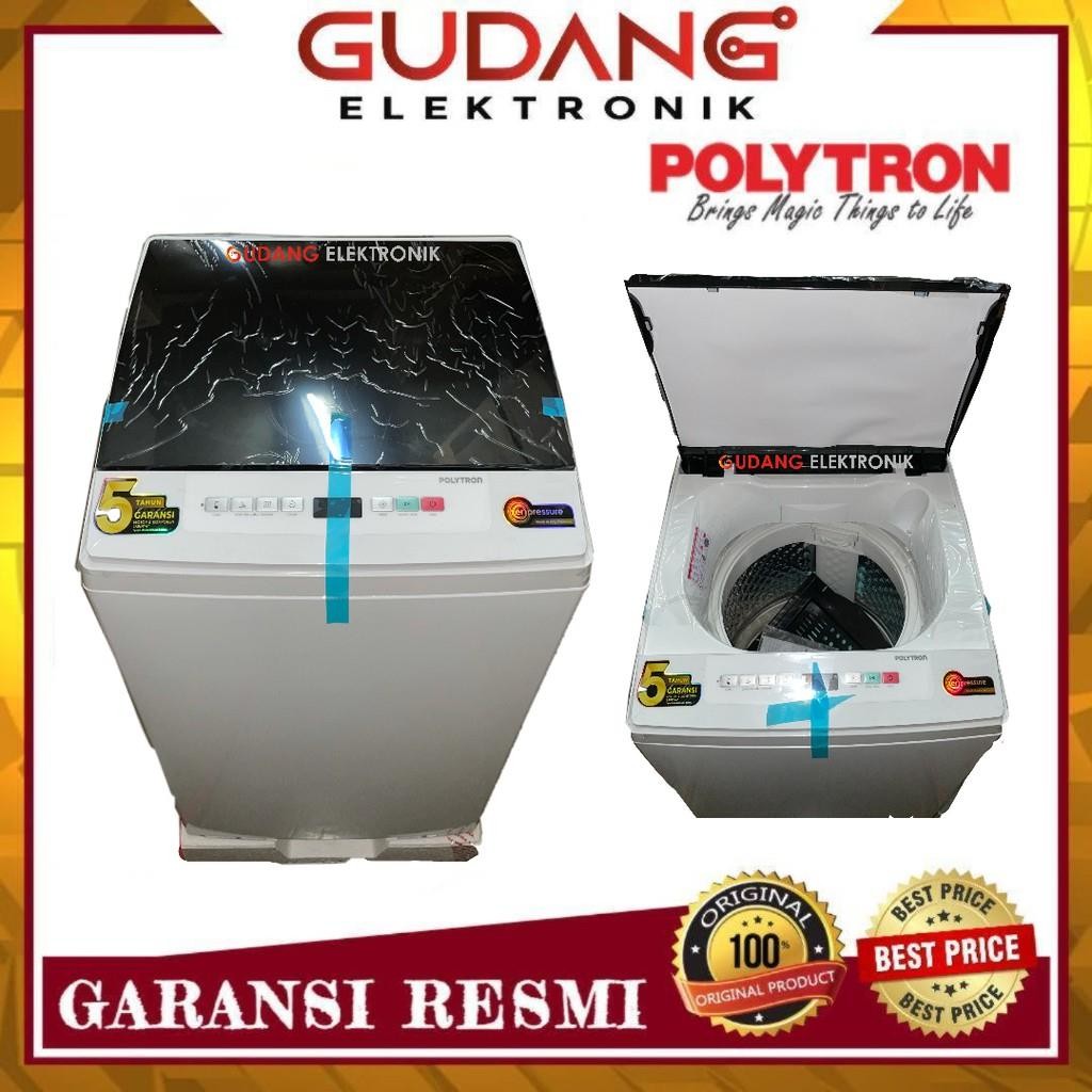 MESIN CUCI 1 TABUNG POLYTRON PAW 8527 TOP LOAD POLYTRON PAW-8527