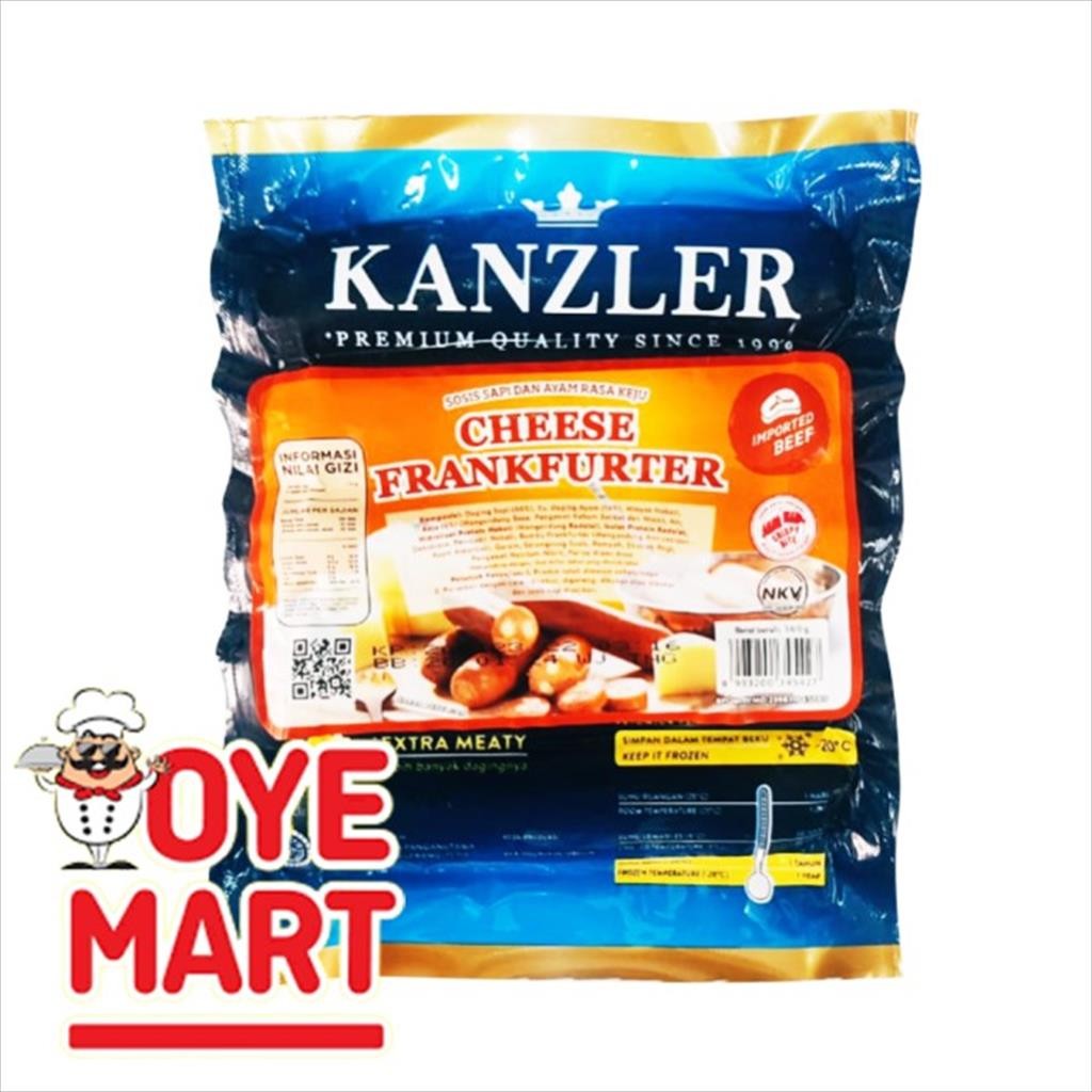 

KANZLER CHEESE FRANKFURTER 360GR