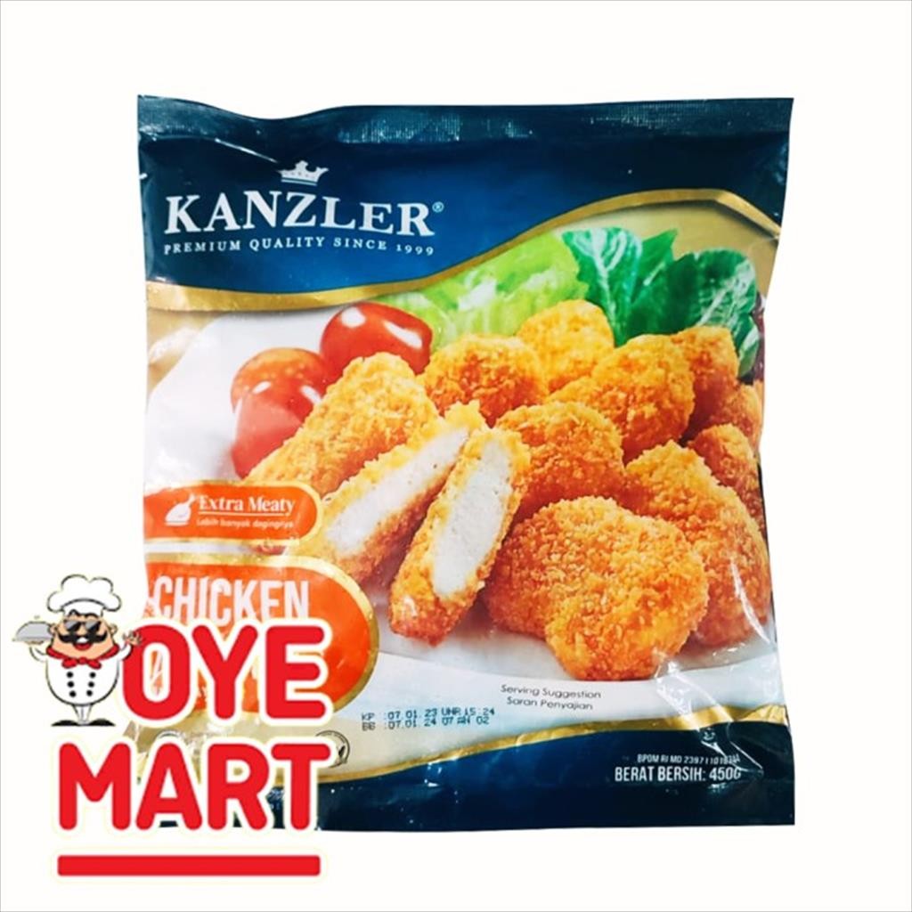 

KANZLER CHICKEN NUGGET 450GR NAGET AYAM