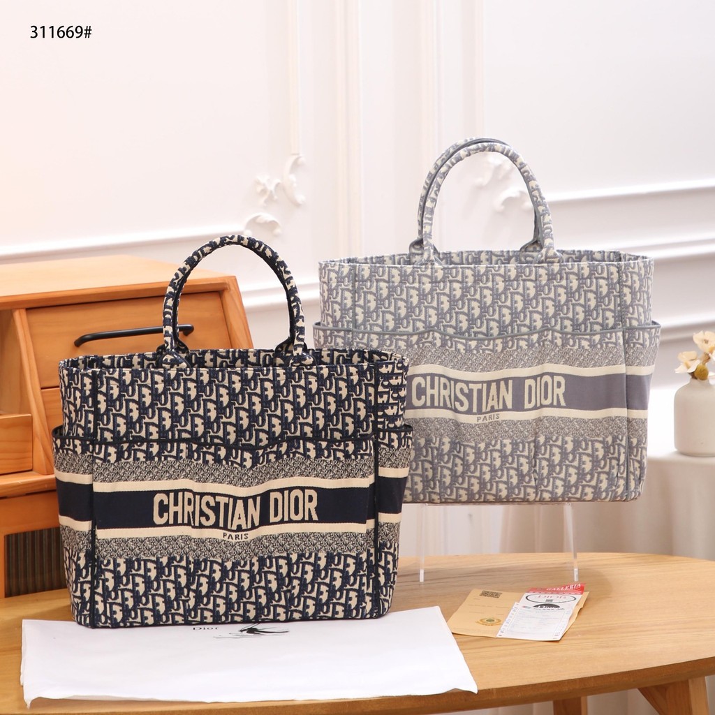 Tas Wanita #311669 New Catherine Tote Bag Oblique Embroidery
