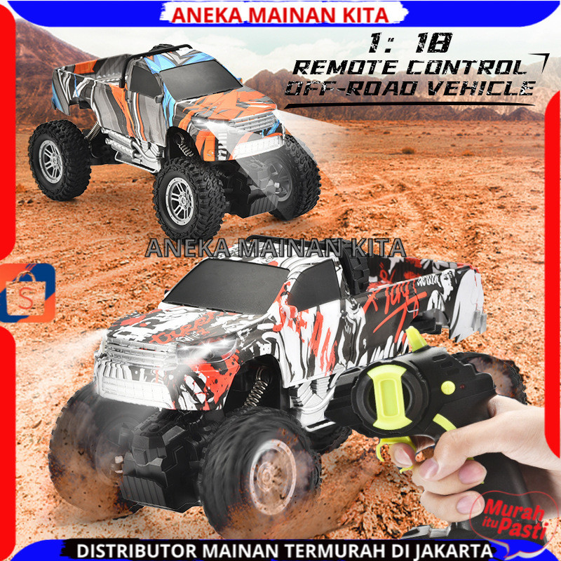 Mainan Mobil Remote Control Off-Road Rock Crawler Roda Drift Bigfoot