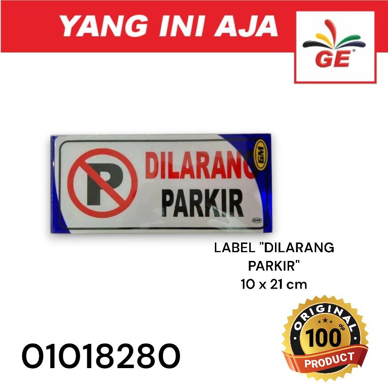 

LABEL "DILARANG PARKIR" (M) - 01018280