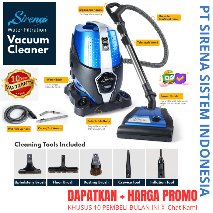Hydro Cleaner Sirena Hydro Vacuum Tungau