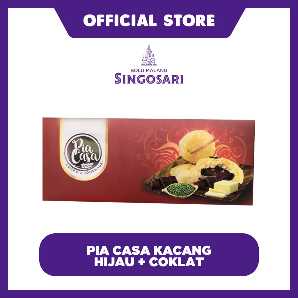 

Pia Casa Kacang Hijau + Coklat