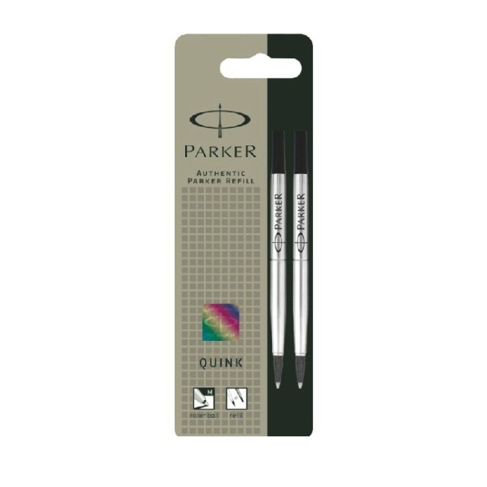 

[New] Parker Refill Rollerball / Signpen Black M Double Blister