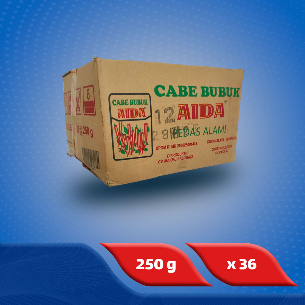 

Aida Cabe Bubuk / Giling 250 g x 36 pcs