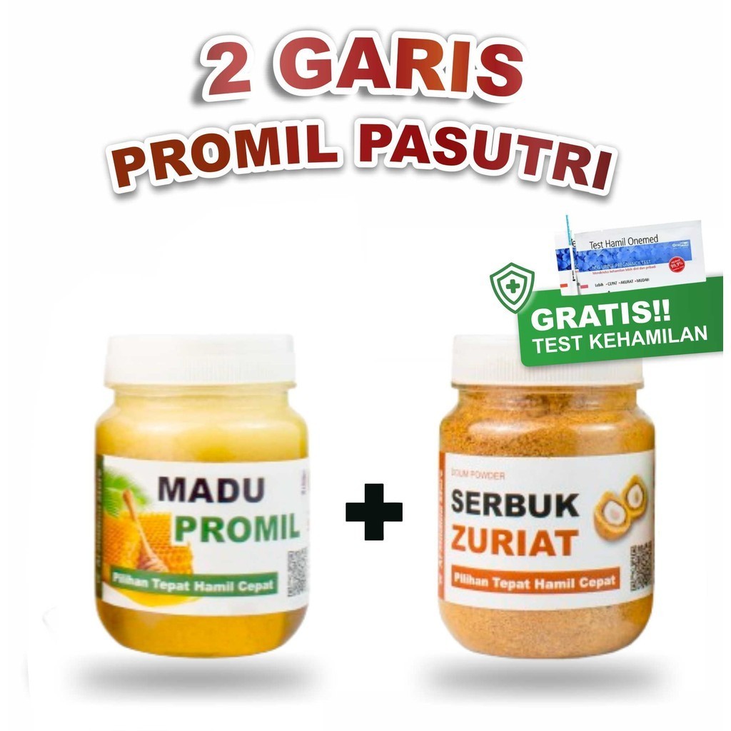 

Serbuk zuriat 125 gr + Madu Promil 250 gr