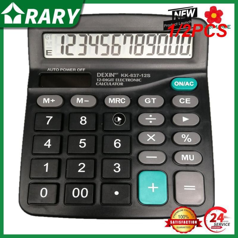 

1/2PCS Energy Saving Solar Computer Solar Energy Calculator Professionally Special Calculator Environmentally Friendly Desktop