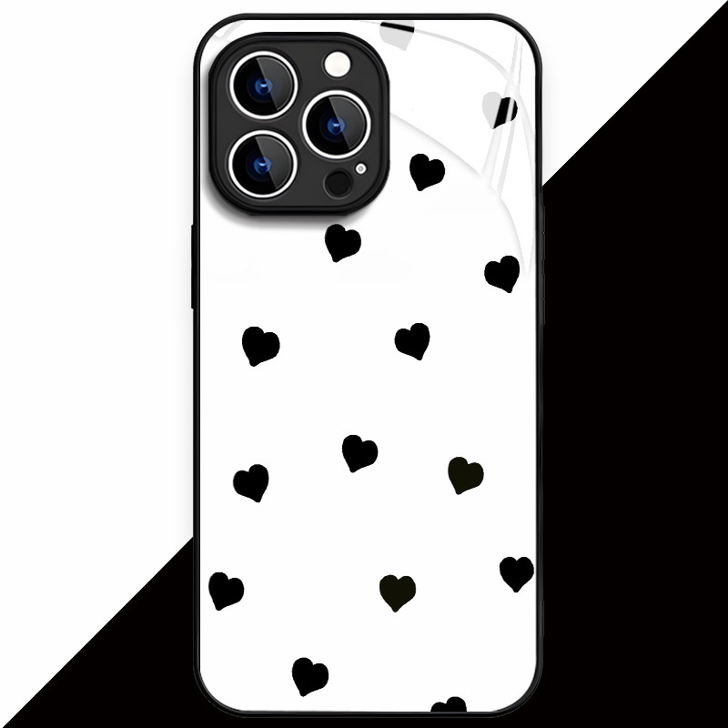 Case Iphone 13 13 Mini kaca Casing Iphone 14 15 Plus Case Iphone 15 14 Pro Max Casing Iphone 6 6S 6 